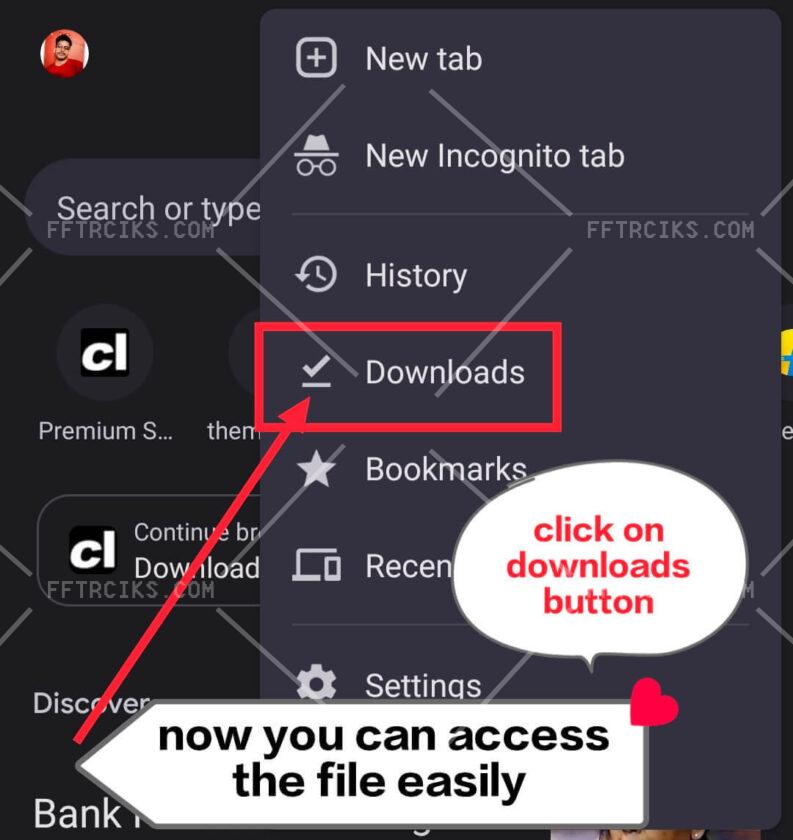 how to access my download files 
